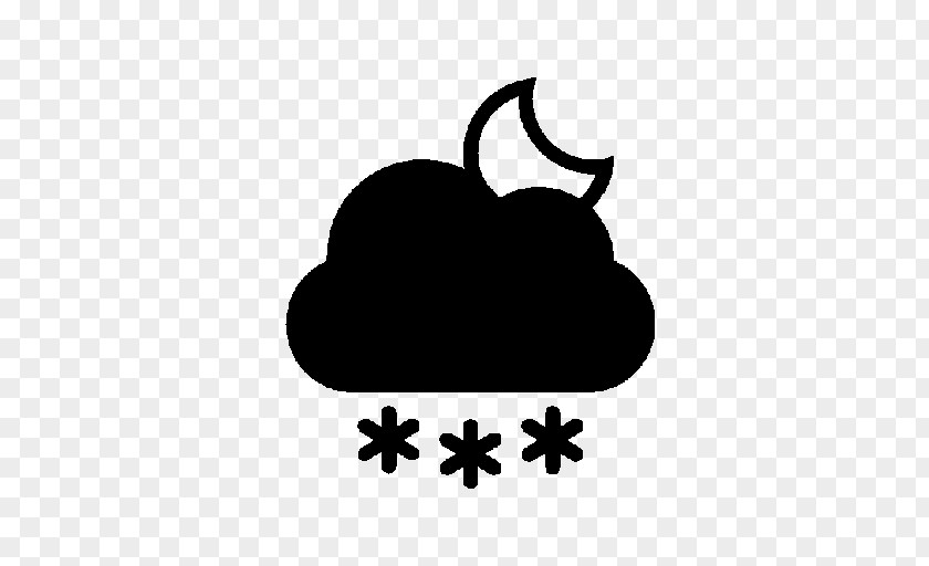 Snow Snowflake Cloud Weather Forecasting PNG