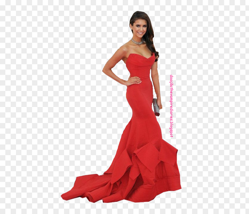 The Vampire Diaries Dress Clothing Red Gown Prom PNG