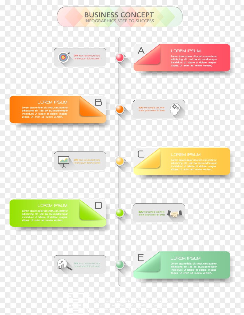 Vector PPT Chart Diagram Adobe Illustrator Infographic PNG