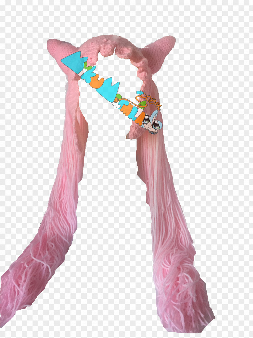 Wig Tail Costume Pink M PNG