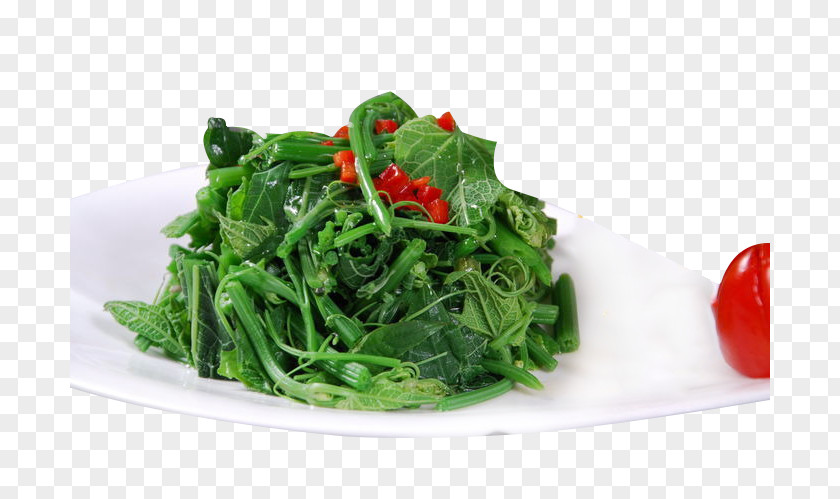 Wood Ginger Oil Refreshing Loofah Tip Spinach Salad PNG
