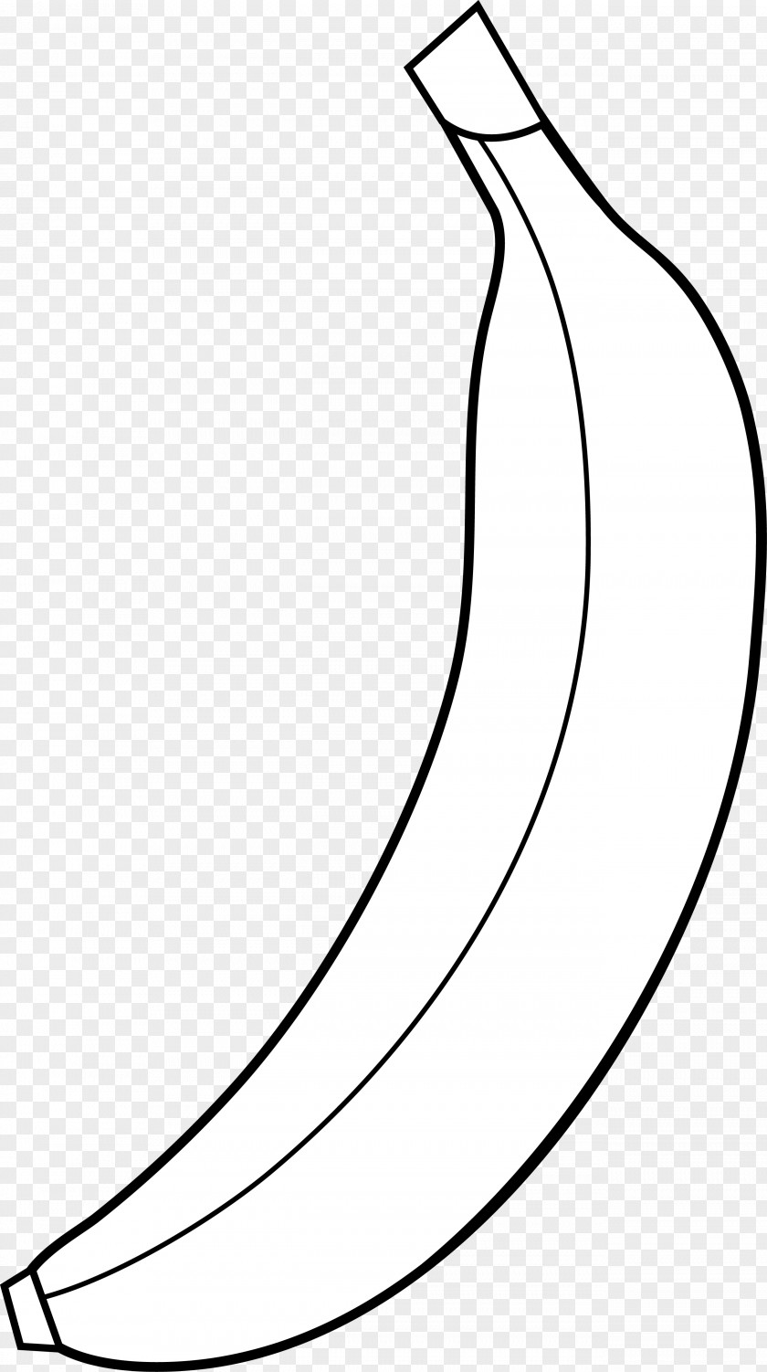 Banana Outline Cliparts Muffin Black Clip Art PNG