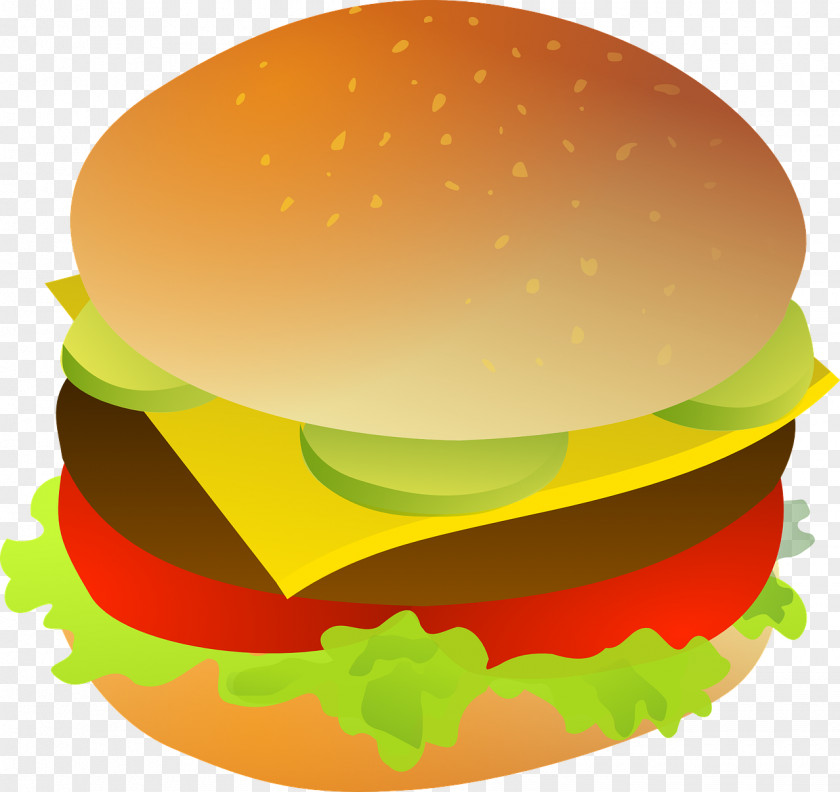 Burger And Sandwich Cheeseburger Hamburger French Fries Fast Food Bacon PNG