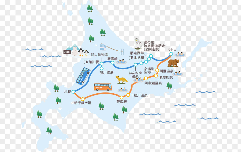 Bus Plan 二次交通 Asahiyama Zoo Tourism Qingdao News Picture Agency No PNG