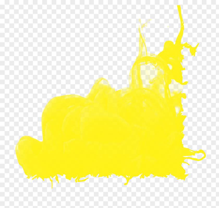 Hand-painted Goat Yellow Clip Art PNG