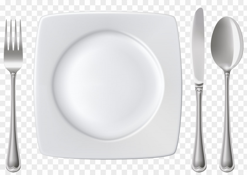 Plates Knife Fork Spoon PNG