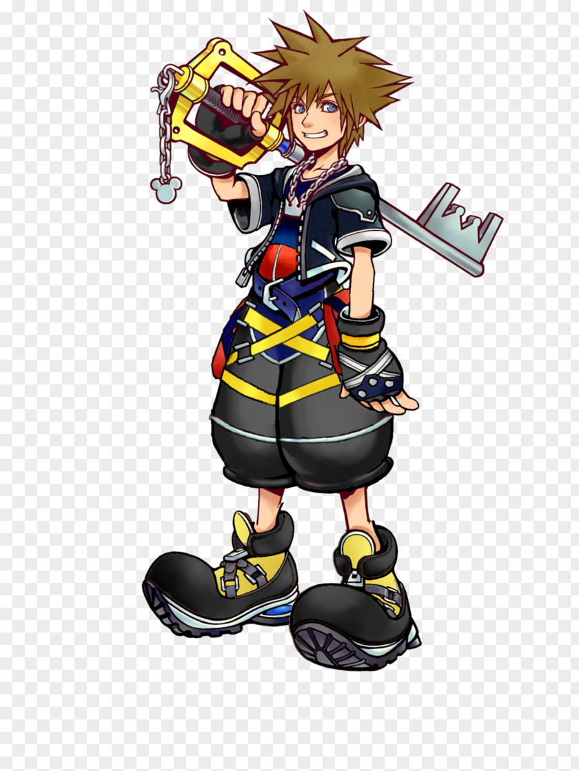 Sora Kingdom Hearts III 358/2 Days PlayStation 2 PNG