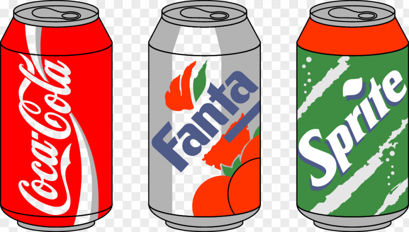 Vector Canned Coca Cola Coca-Cola Soft Drink Clip Art PNG