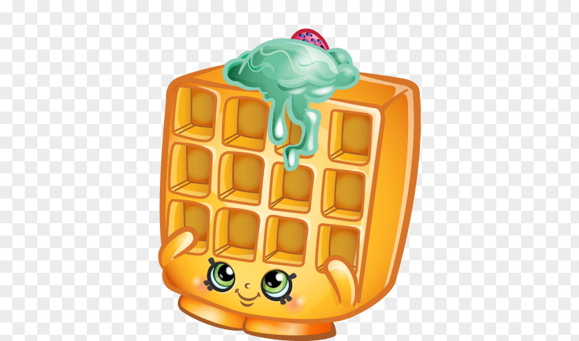 10th Birthday Waffle Ice Cream Food Shopkins PNG