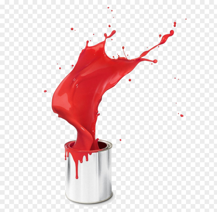 Bucket Of Paint Stock Photography Royalty-free Red PNG