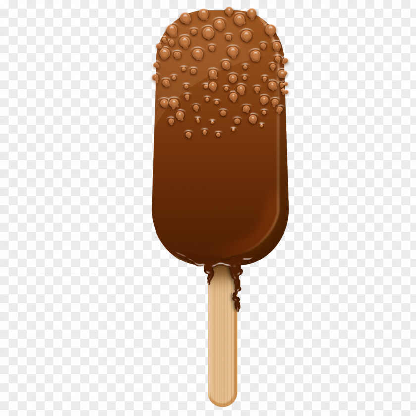 Chocolate Ice Cream Pop Gummy Bear Freezie Candy PNG