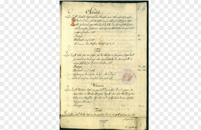 Solt Document Deed Rákosmente 17th Century PNG