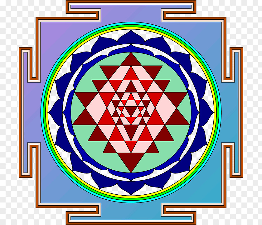 Lakshmi Sri Yantra Shiva Mandala PNG