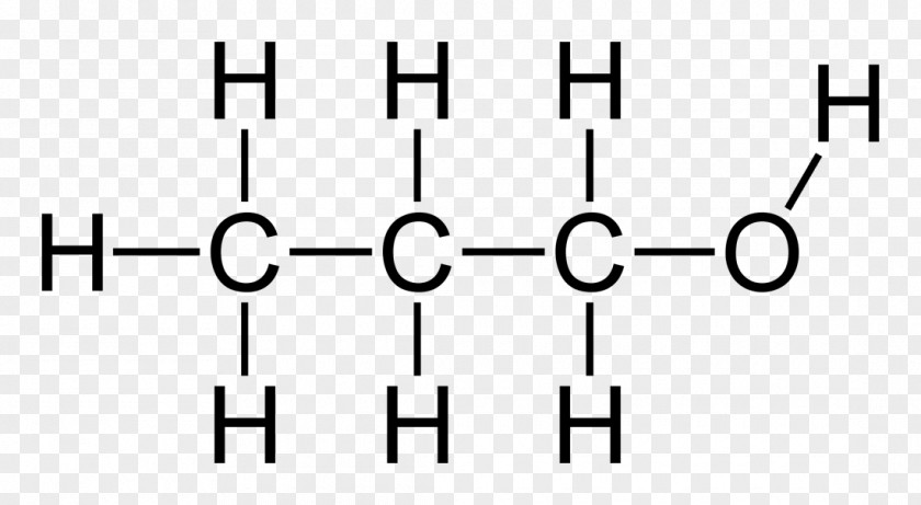 OL 1-Propanol Lewis Structure Isopropyl Alcohol Propyl Group PNG