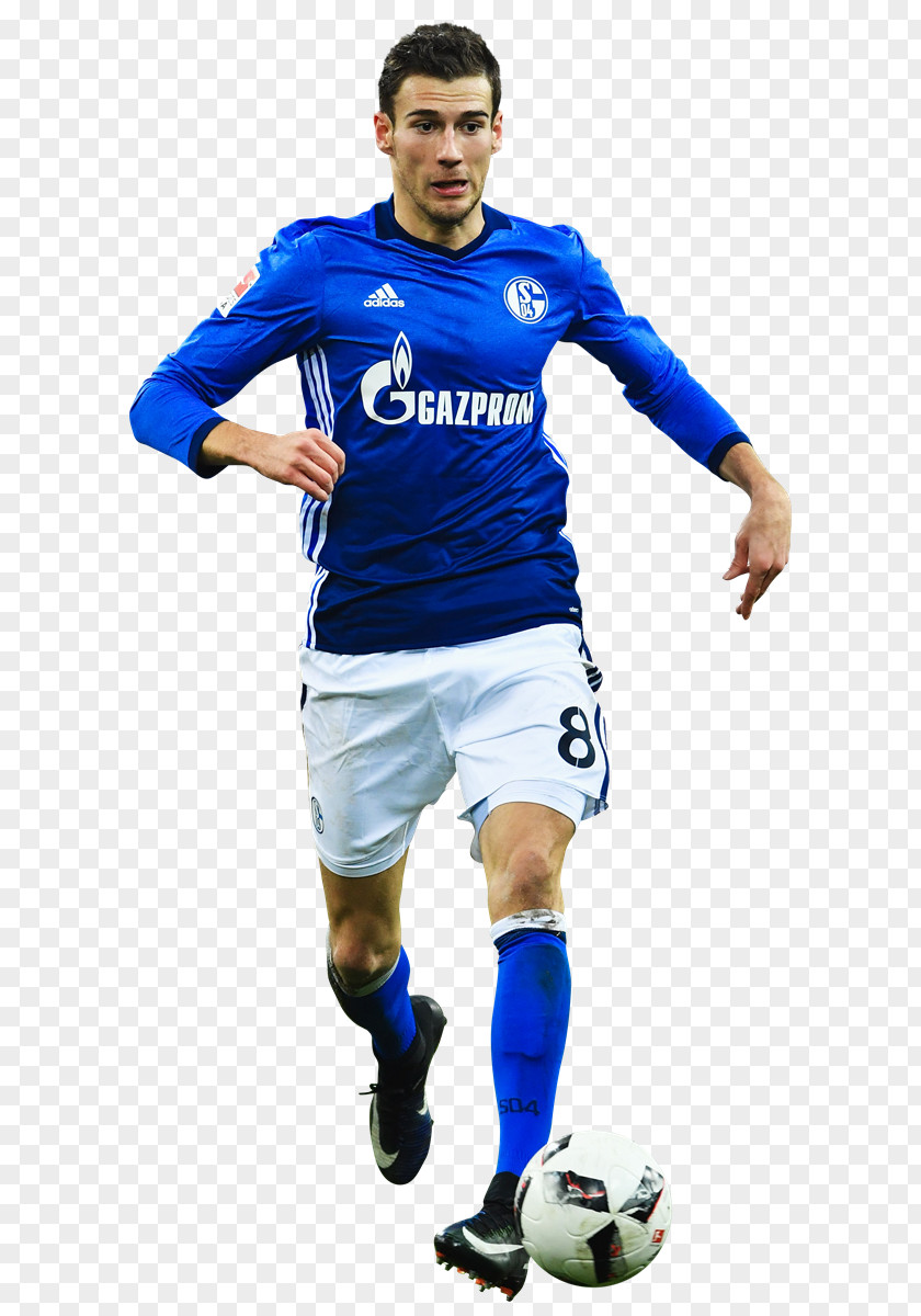 Football Leon Goretzka Soccer Player Jersey FC Schalke 04 PNG