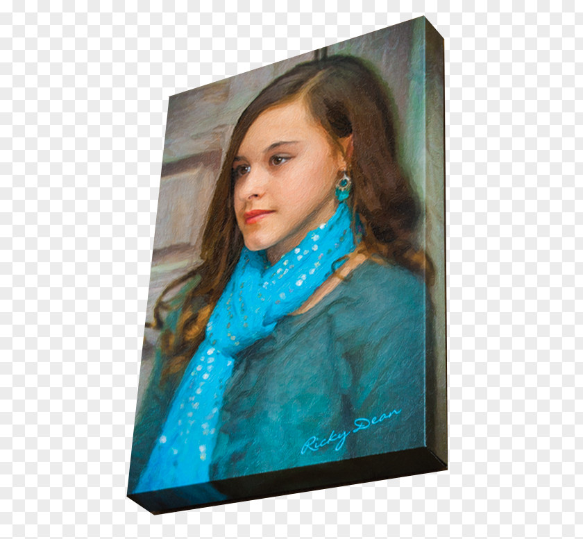 Hand Painted Digital Art Painting Portrait PNG
