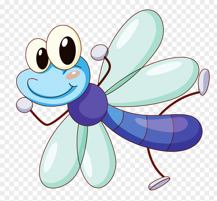 Dragonfly Insect Cartoon Animation Clip Art PNG