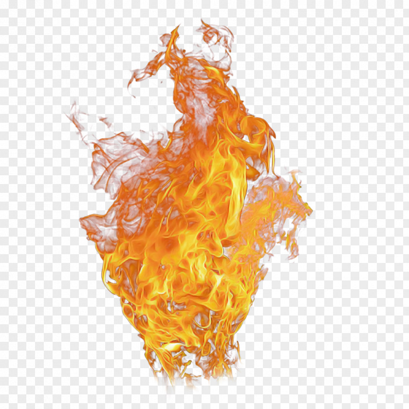 Liquid Fire Orange PNG