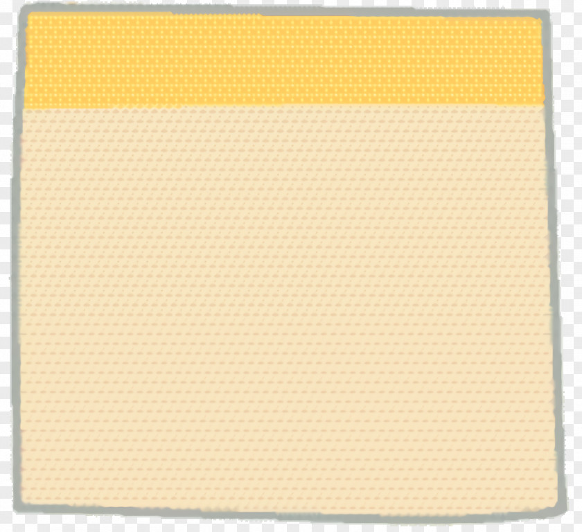 Paper Product Rectangle Yellow Background PNG