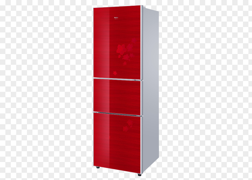 Red Three Door Refrigerator Gratis Euclidean Vector PNG