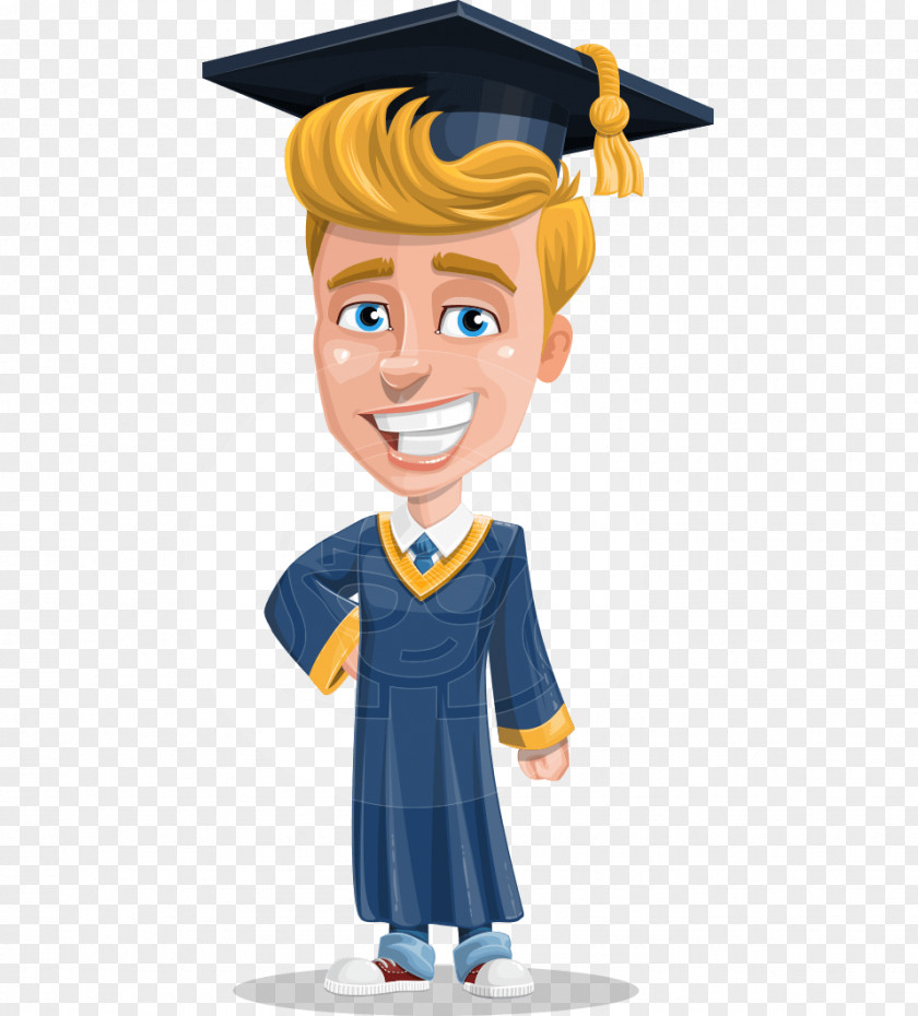 School Academic Dress Graduation Ceremony Graduate University Cartoon Clip Art PNG