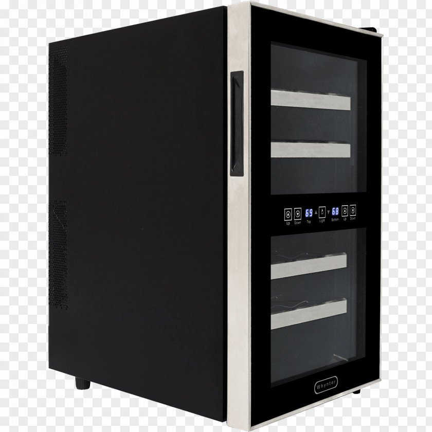Wine Cooler Whynter 21 Bottle Dual Temperature Zone Touch Control Freestanding Computer Cases & Housings Caviss Cave De Service SN238KBE4 PNG