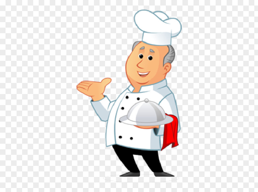 Cartoon Chef Ken's Donuts Clip Art PNG