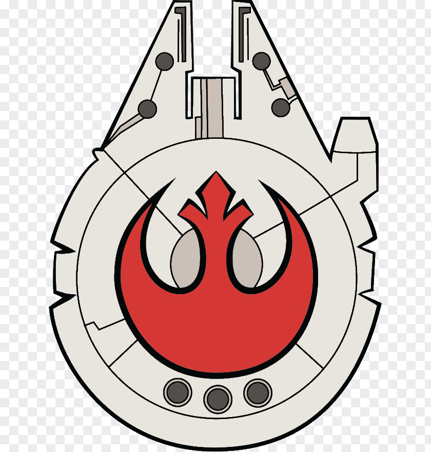 Millennium Falcon Star Wars Line Art Tattoo Clip PNG