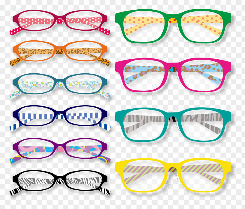 Vector Glasses Clip Art PNG