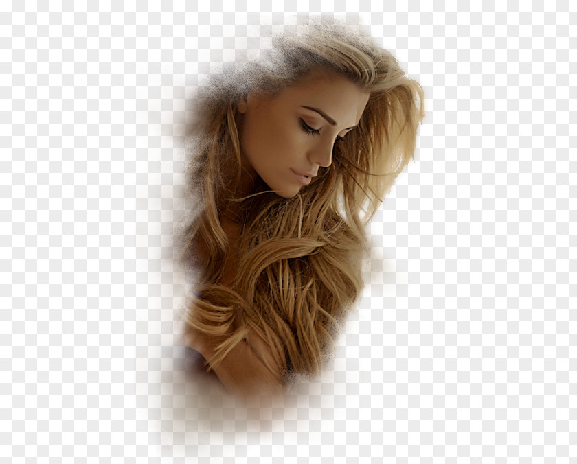 Woman Blond Brown Hair Photography PNG