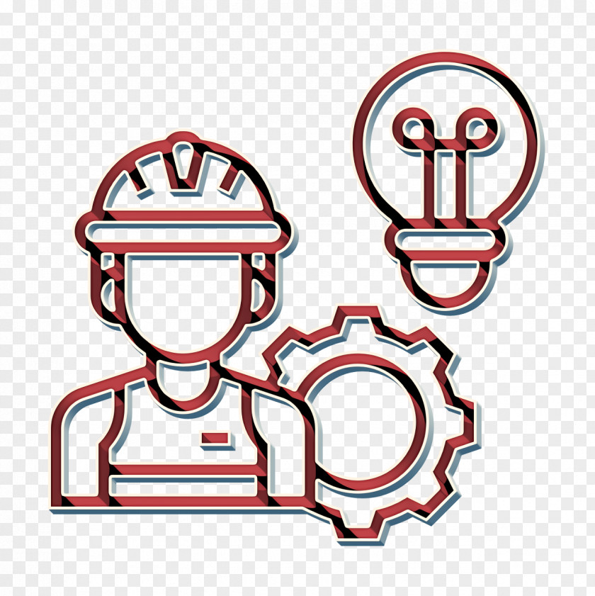 Worker Icon Engineering Idea PNG