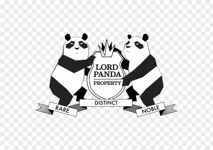 Bear Logo Giant Panda Design Brand PNG
