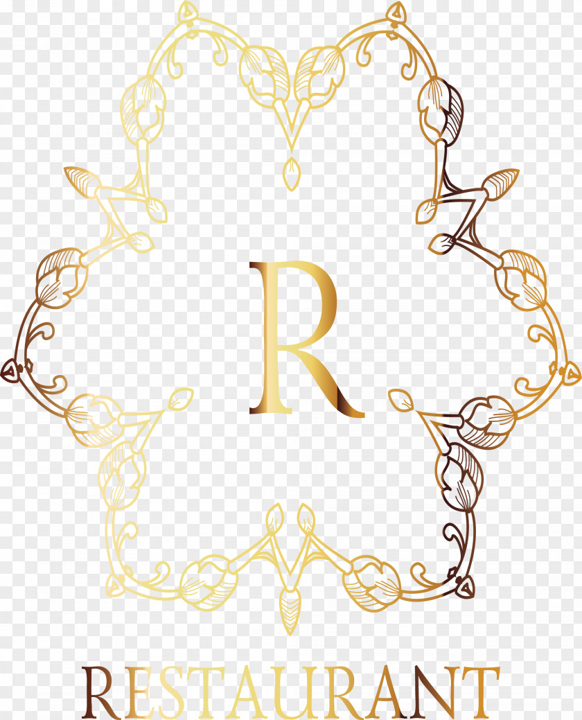 Decorative Motifs Letter R PNG