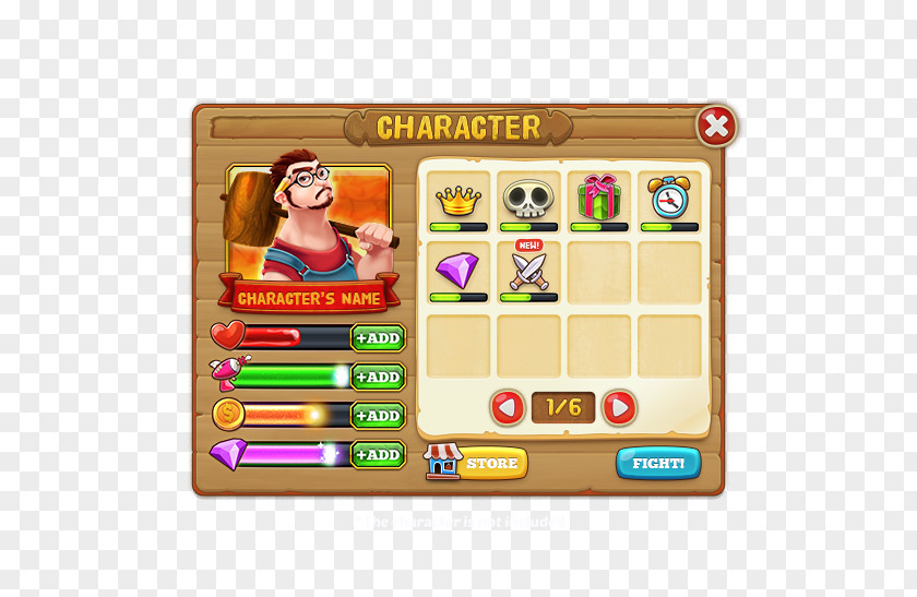 Game Ui Graphical User Interface King Of Thieves Design PNG