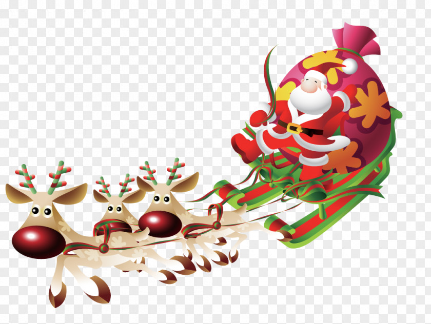 Santa Claus Giving Gifts Pxe8re Noxebl Ded Moroz Reindeer PNG