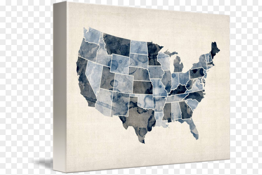 United States Canvas Print Gallery Wrap Art PNG