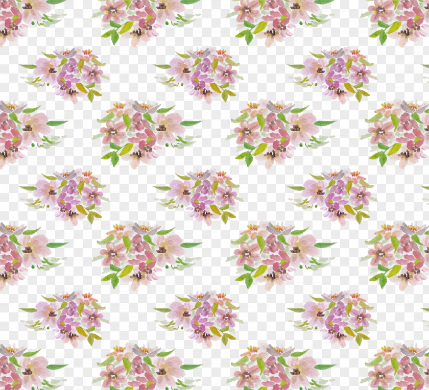 Pink Romantic Bouquet Pattern Floral Design PNG