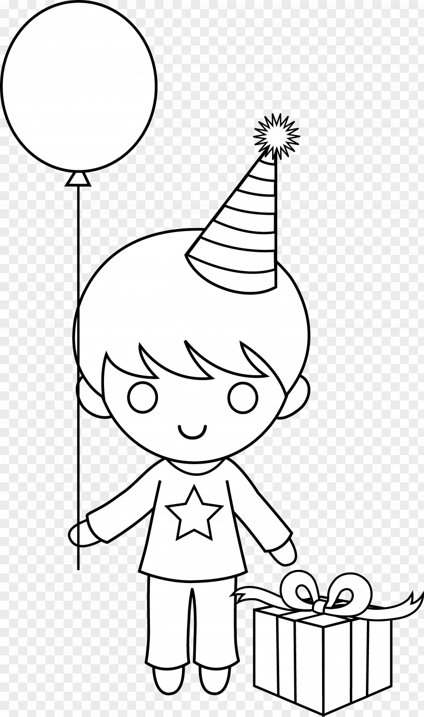 Birthday Coloring Book Child Gift Clip Art PNG
