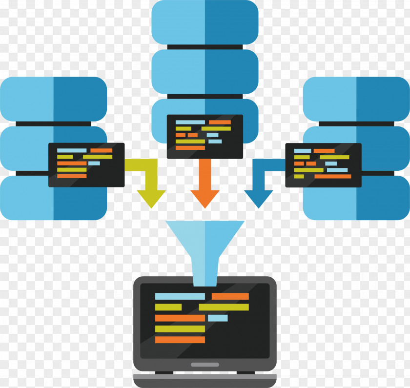 Computer Hardware Storage Device Database Data Software Center PNG