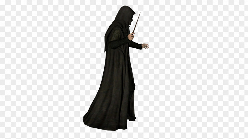 Death Eater Robe Shoulder Dress Abaya Costume PNG