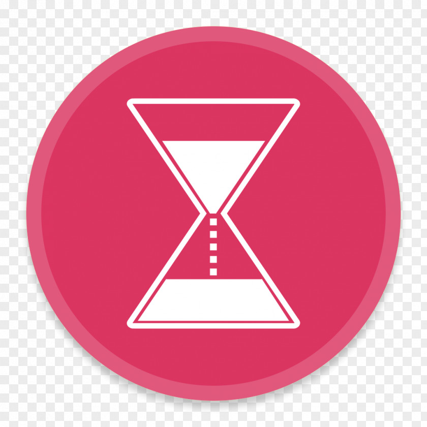 MenuBarCountDown Pink Triangle Symbol Brand PNG