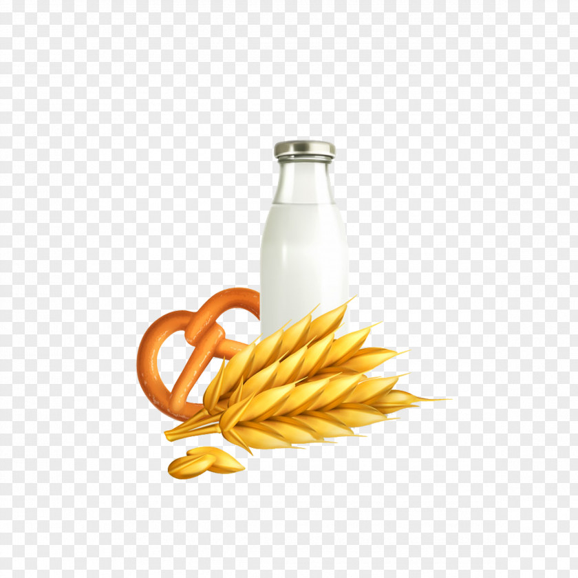 Nutritious Breakfast Milk Cereal Wheat PNG