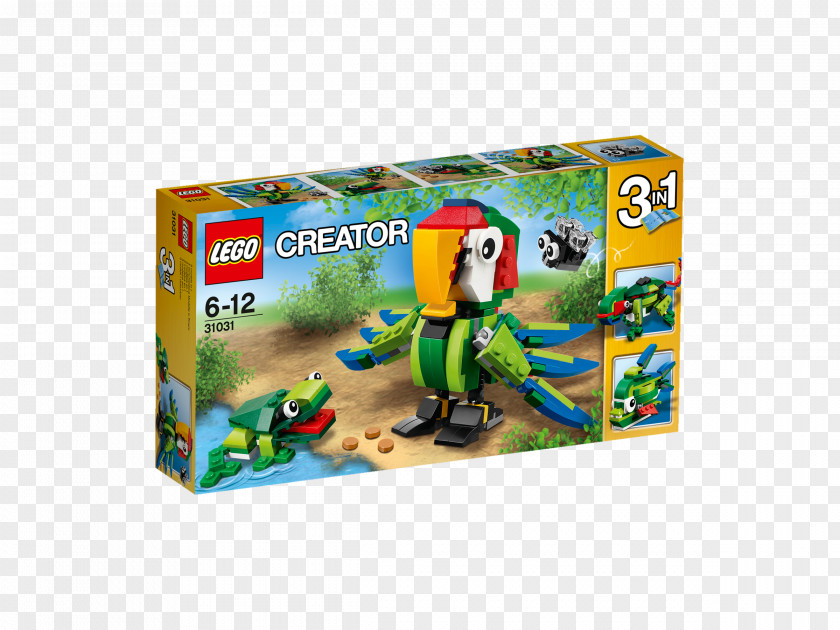 Parrot LEGO 31031 Creator Rainforest Animals Lego Les Animaux De La Forêt Tropicale PNG