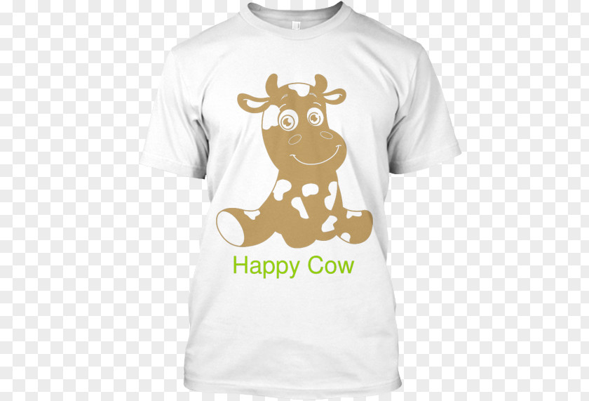 Happy Cow T-shirt Hoodie Sleeve Clothing PNG
