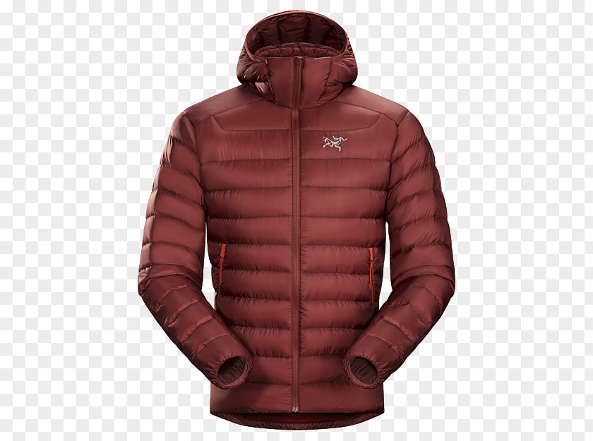 Arc'teryx Hoodie Clothing Down Feather Jacket PNG