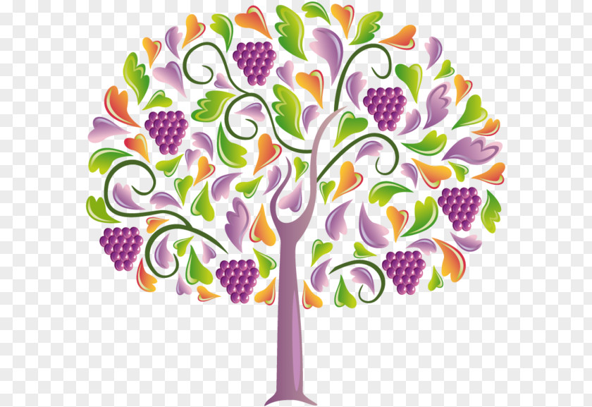 Tree Common Grape Vine Clip Art PNG