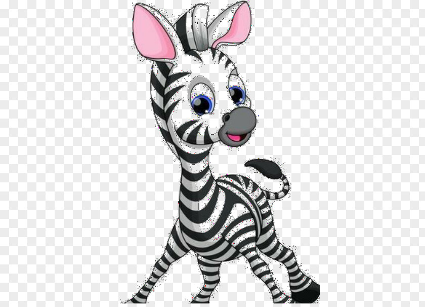 Zebra Quagga Drawing Clip Art PNG