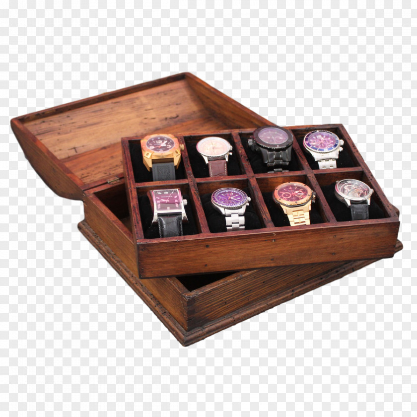 Box Paper Drawer Display Case Watch PNG