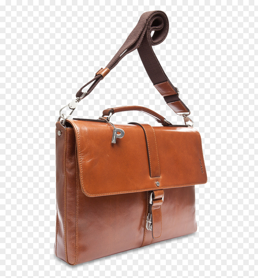 Cognac Handbag Briefcase Leather Tasche PNG