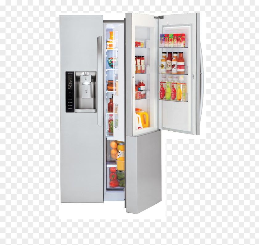 Refrigerator LG Electronics Door Ice Makers Freezers PNG
